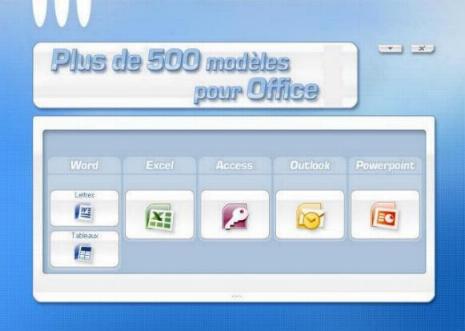 500 Modeles pour Office 2007 et 2003