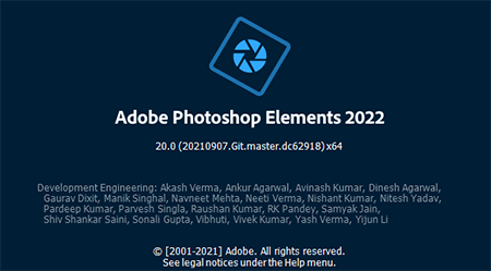 Adobe Photoshop Elements 2022