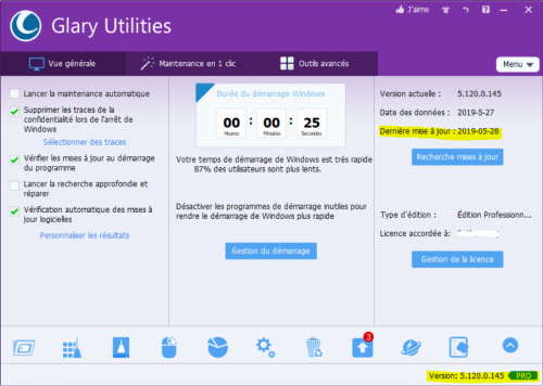 Glary Utilities PRO v5 120.0.145+V Portable