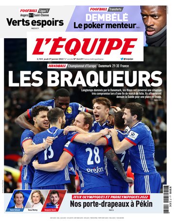 L’equipe du 27 Janvier 2022