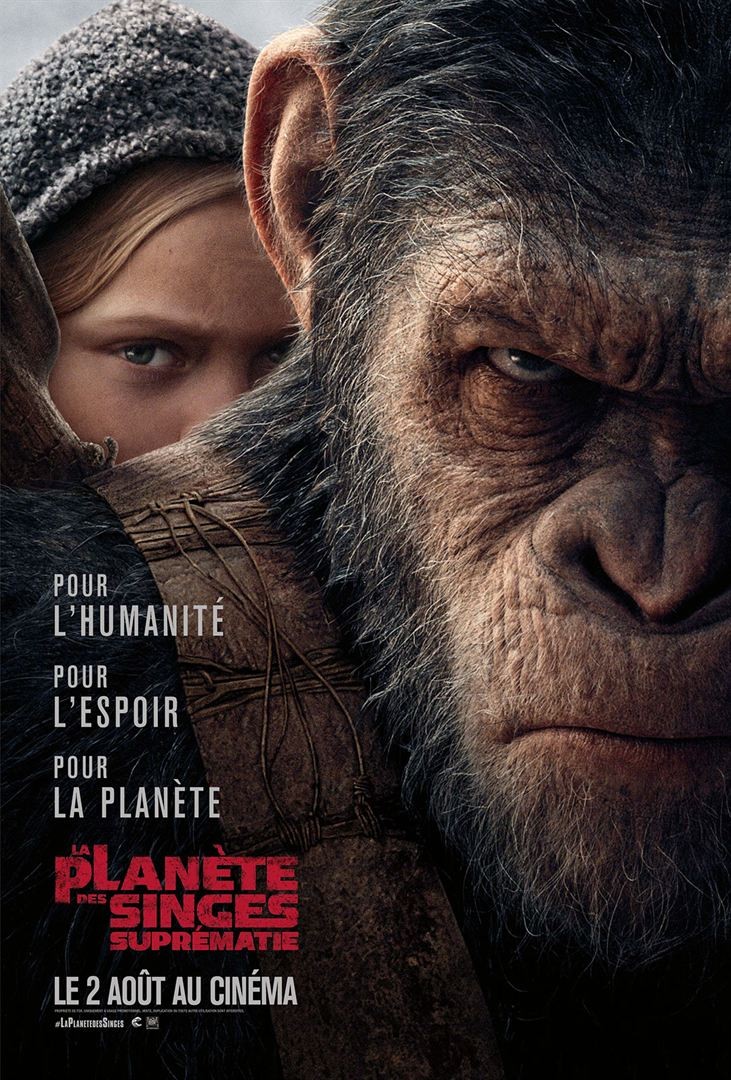 La Planète des Singes - Suprématie VOSTFR WEBRIP 1080p 2017