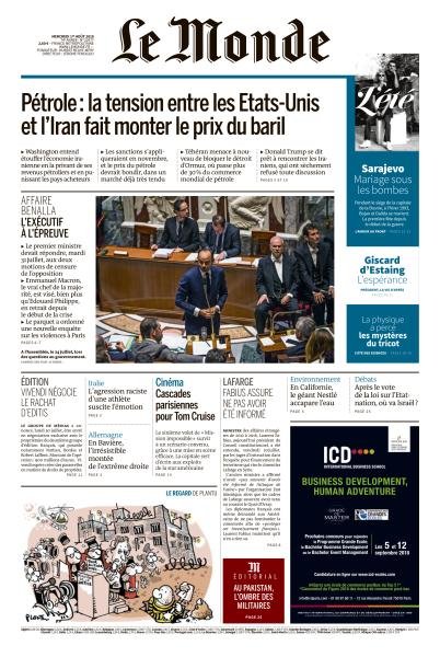 Le Monde du 26 Fevrier 2020